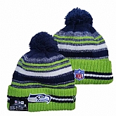 Seattle Seahawks Team Logo Knit Hat YD (16)